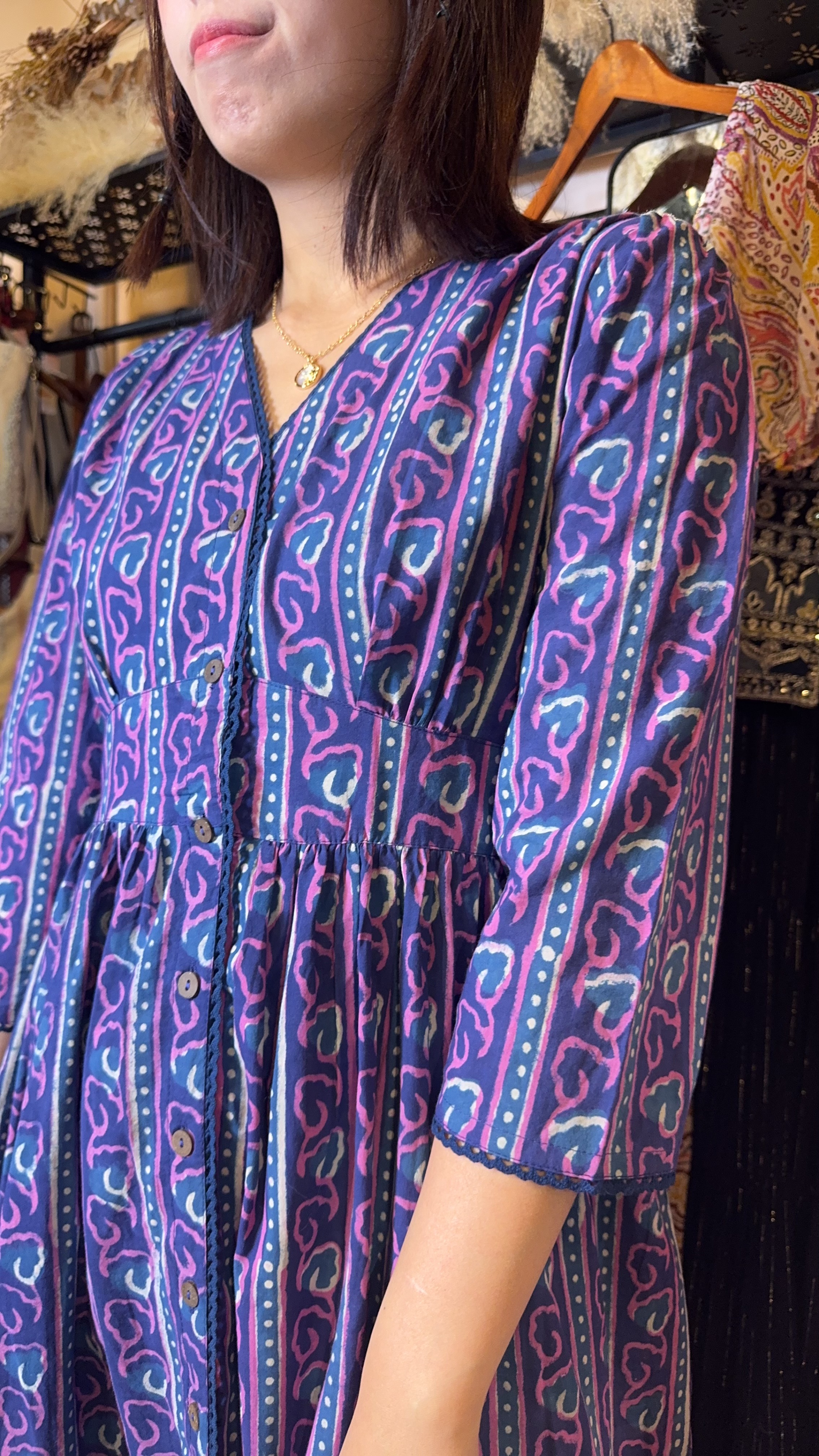 Purple straight Line Short OP 39" #1387