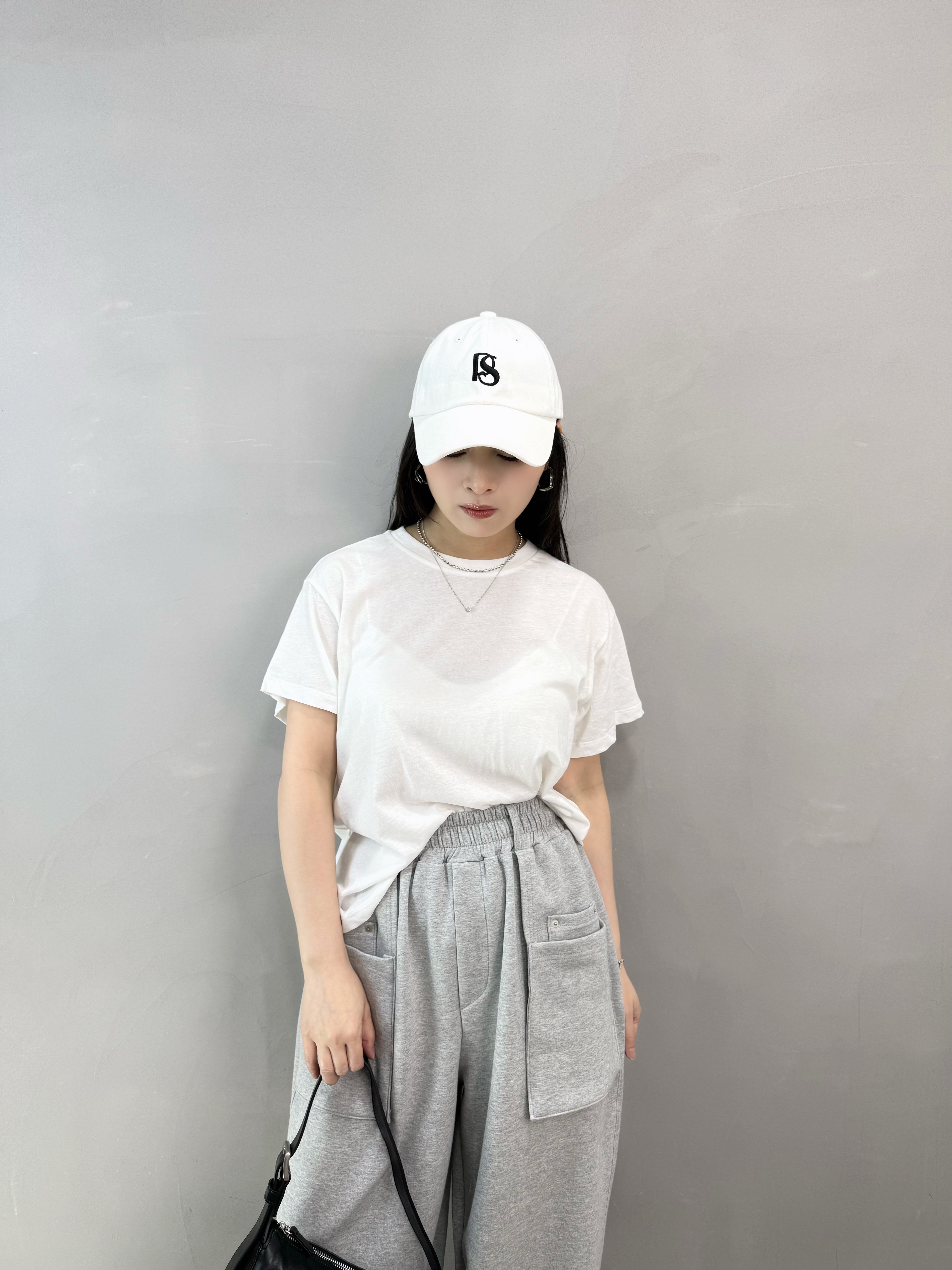 M84 洗水棉刺繡字Tee