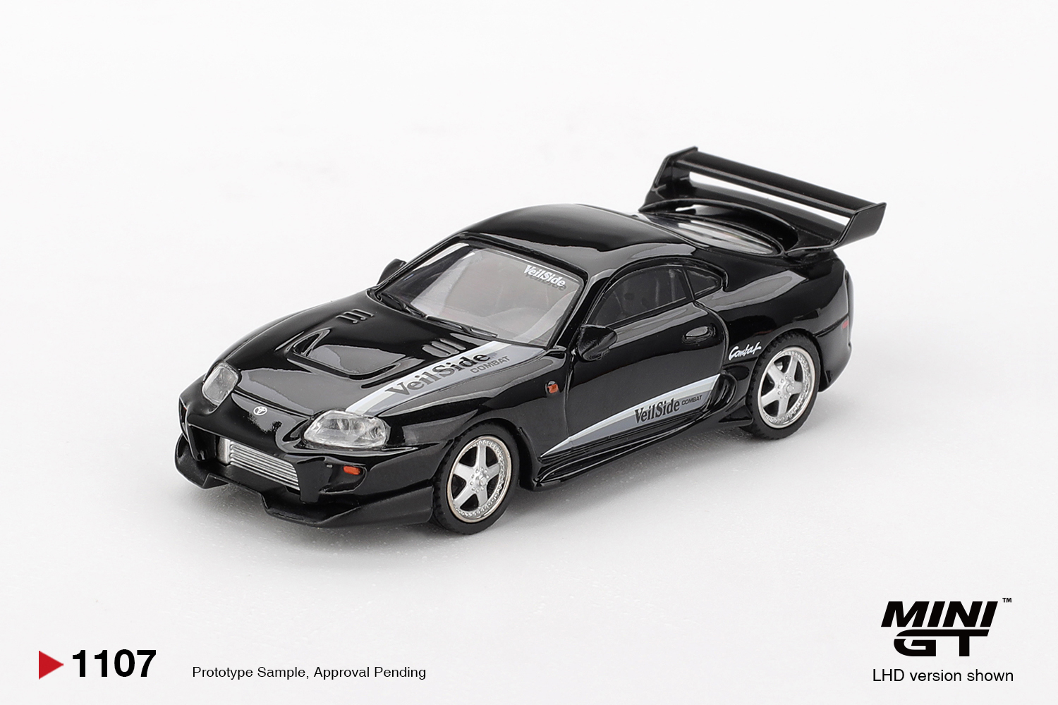 Mini GT 1/64 Toyota Supra VeilSide Combat V-II Black - MGT01107-R