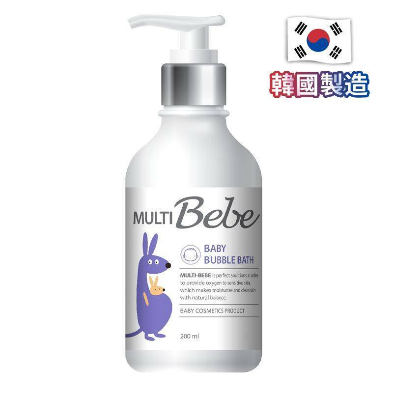 MULTIBebe - 嬰幼兒泡泡浴液 200ml