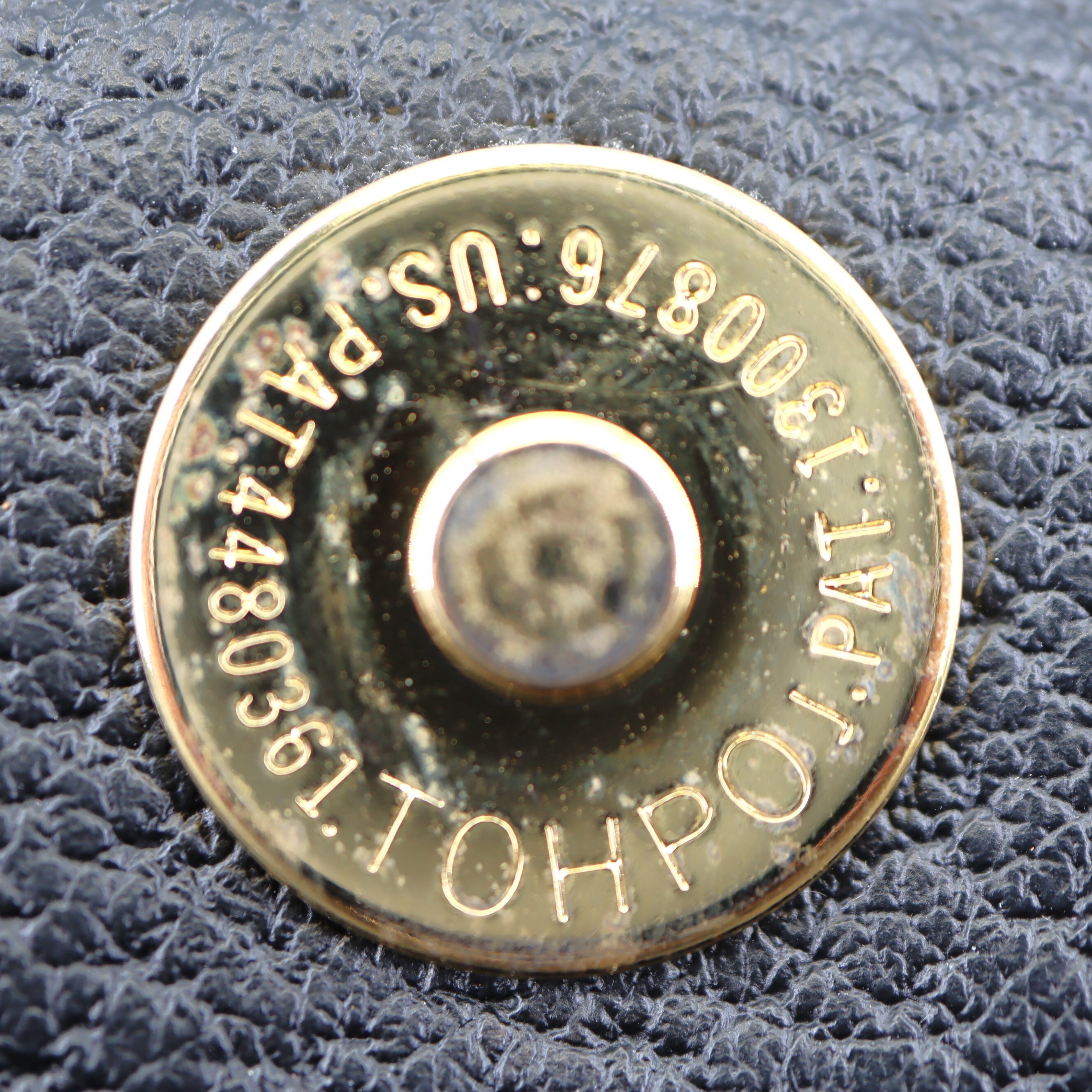 Celine Black Macadam Vanity Pouch