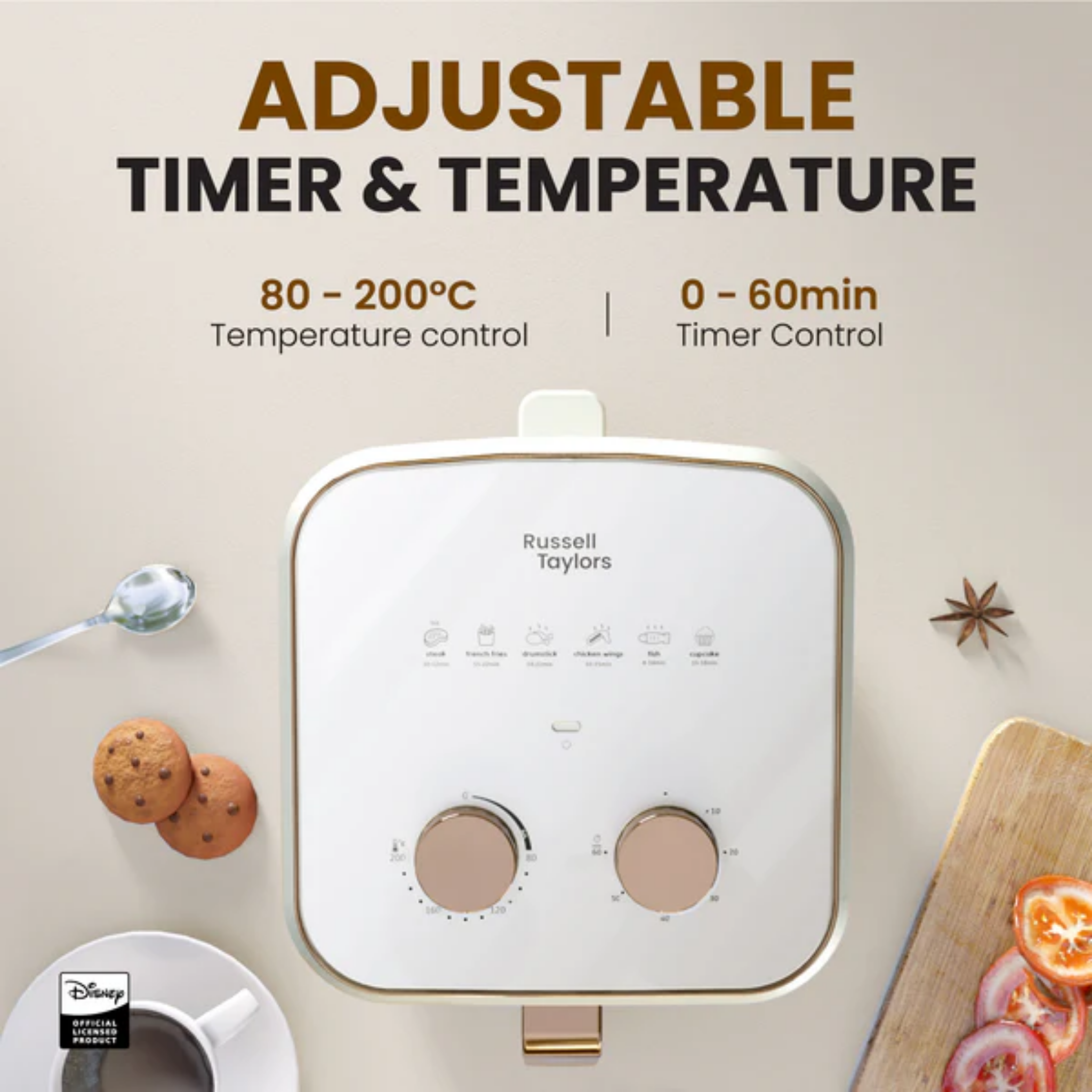 Russell Taylors 4.5L Mickey Retro Air Fryer (Z3-MK)