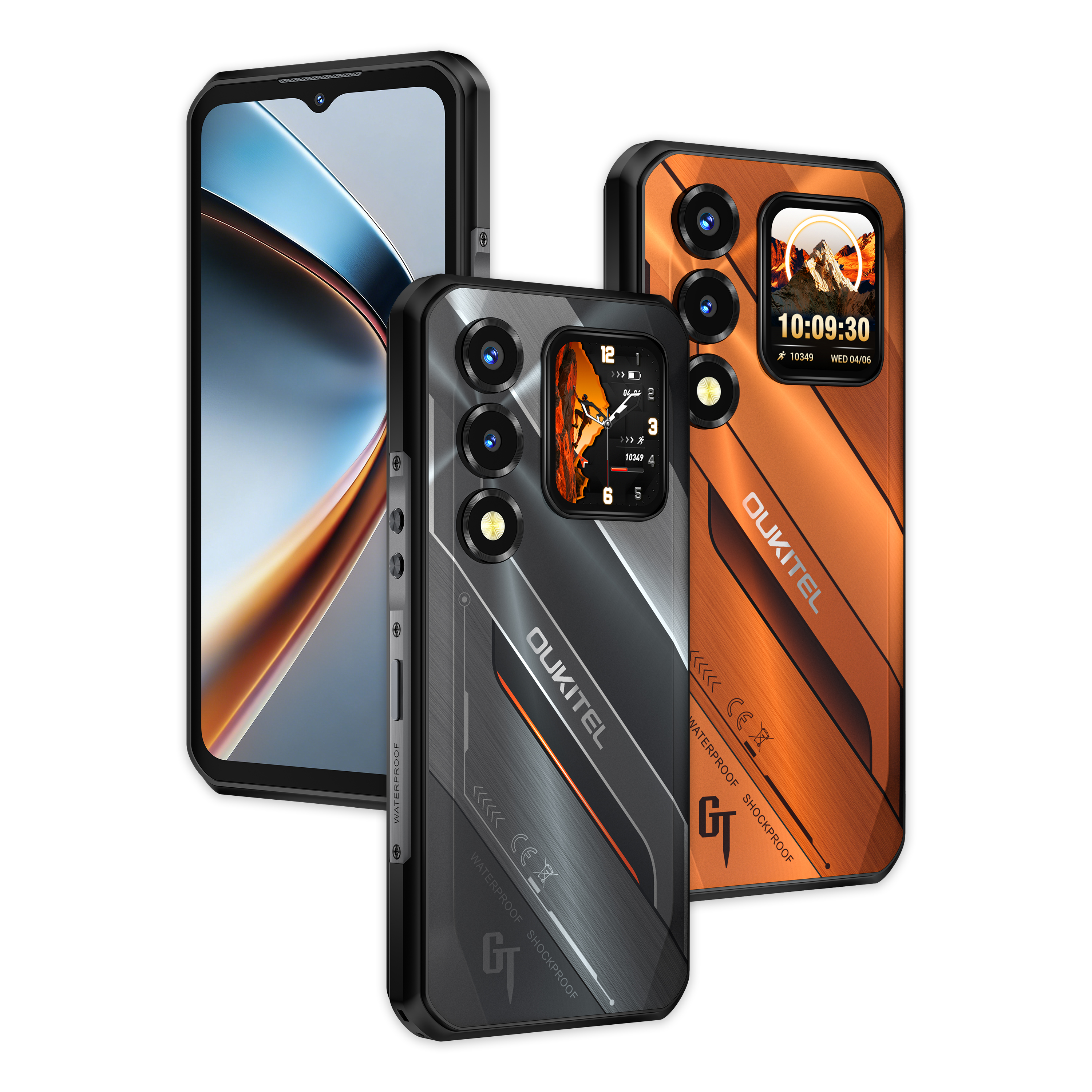 OUKITEL WP66 5G | 6.6吋 120Hz 1.81吋背屏 11000mAh AI工具 三防手機 Rugged Phone