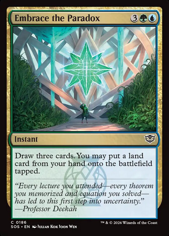 [EN] [Foil] Embrace the Paradox [SOS-186] C