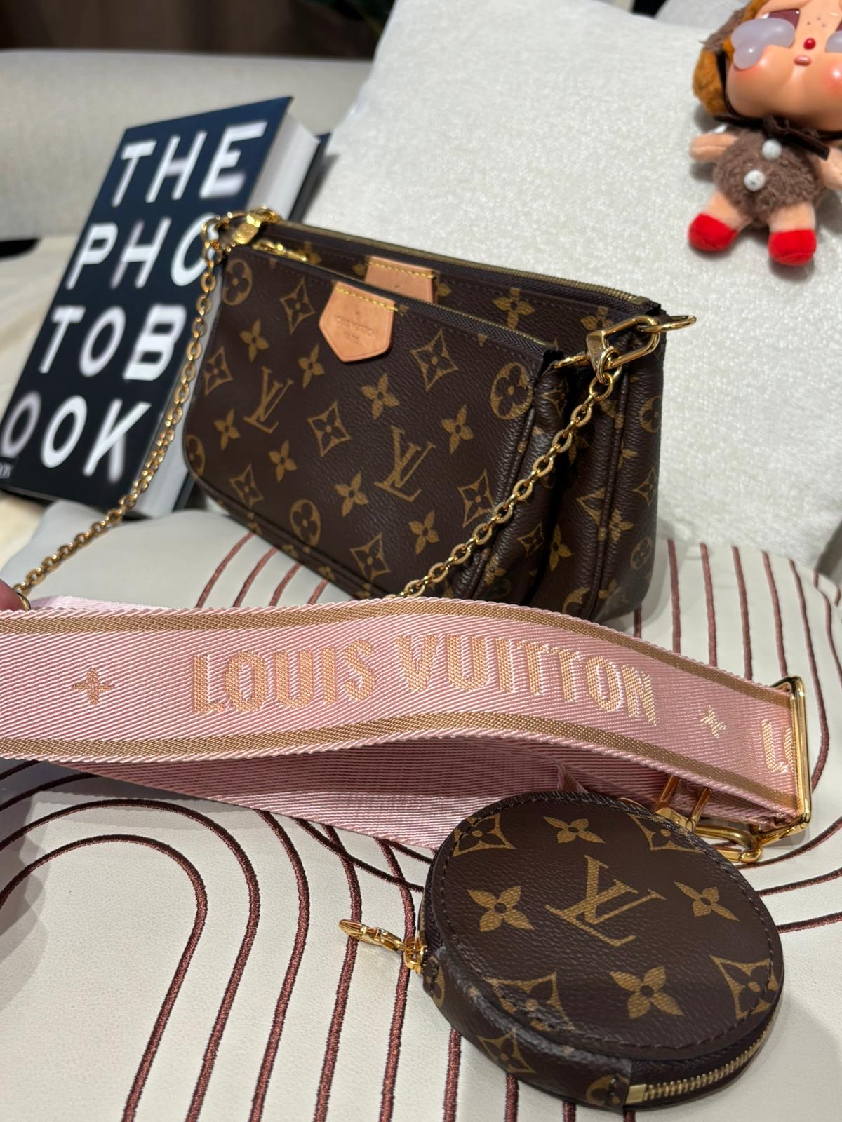 Lv Multi Pochette Accessoires 5合1 100%Authentic ,95%new ✅dust bag