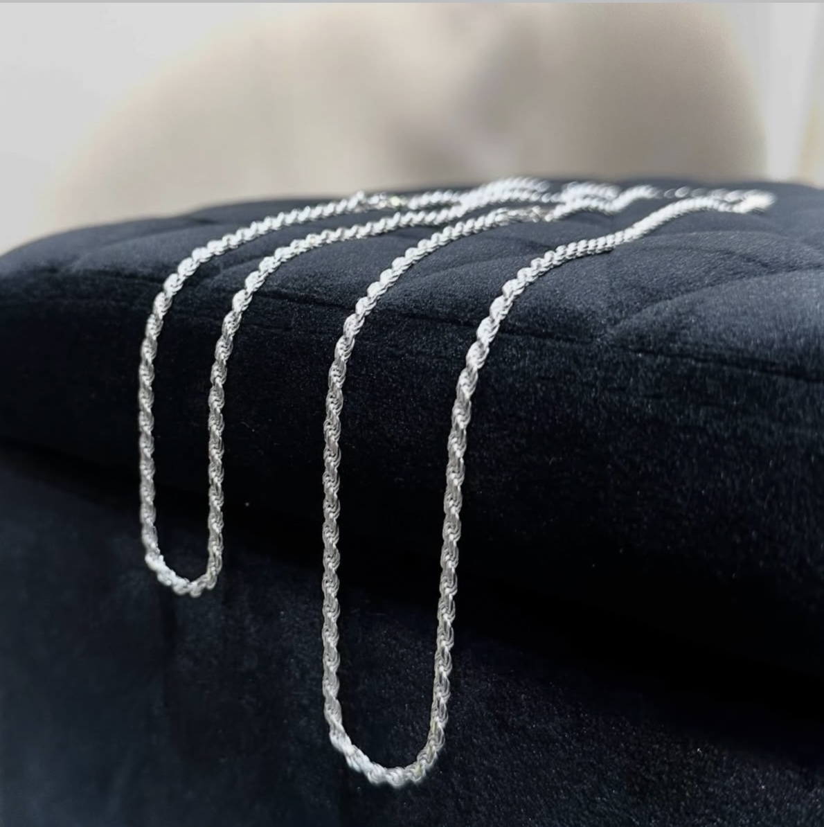 🇯🇵Mollive ROPE CHAIN NECKLACE SILVER925