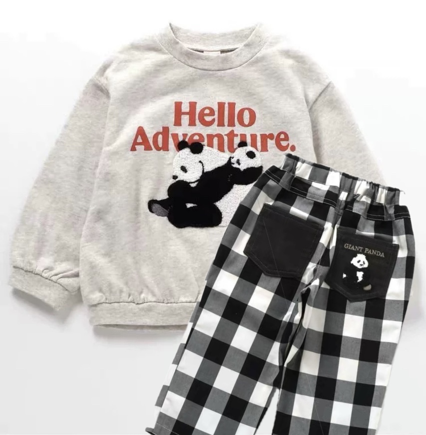 B0003 熊貓兄妹裝