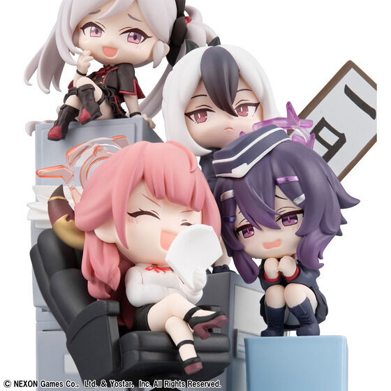 (預訂訂金 $300) (總價 $754) (魂限) MegaHouse Figunity 蔚藍檔案 Blue Archive (連特典特製透明卡) (行版) 