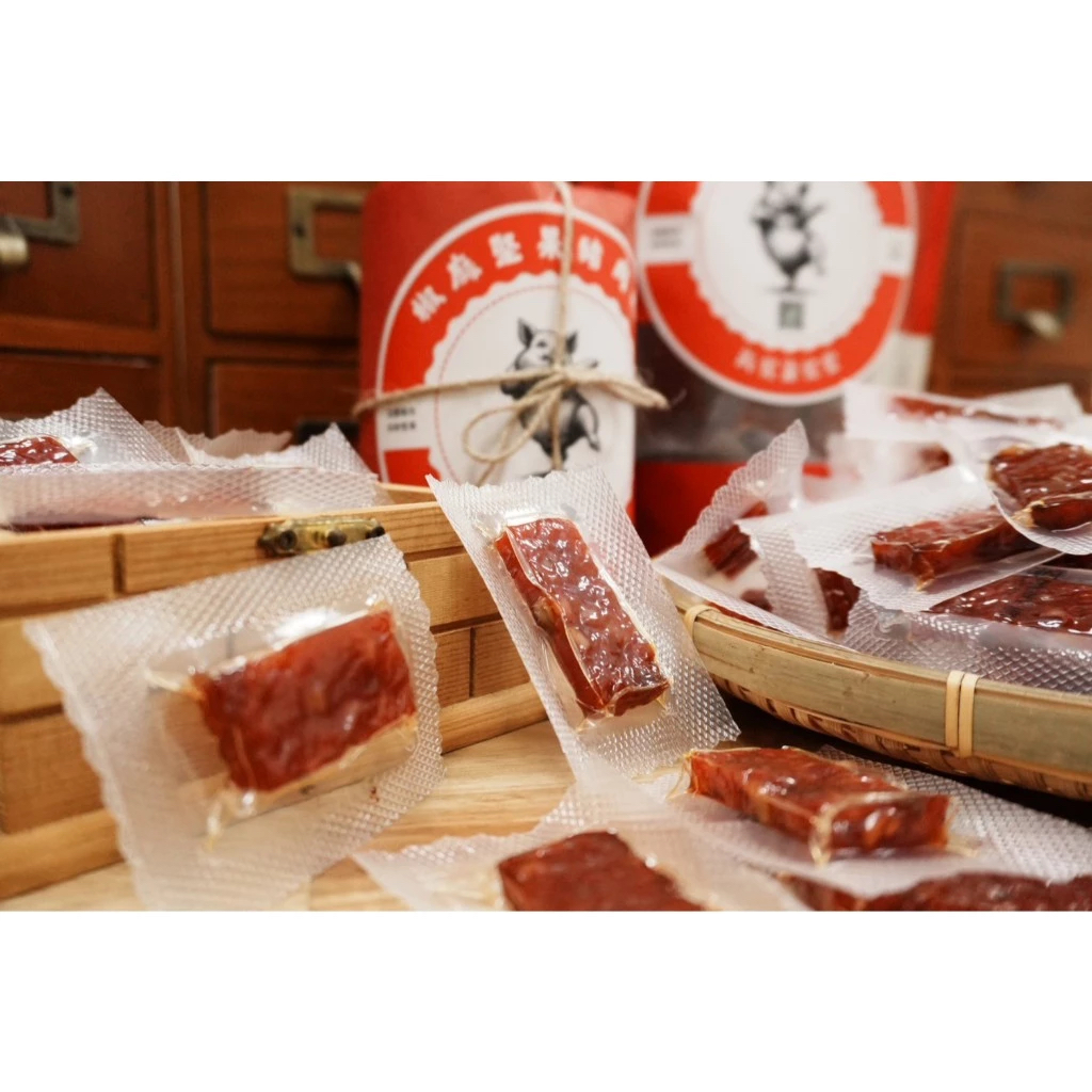 台灣直送 玖食柒食堂椒麻堅果豬肉乾