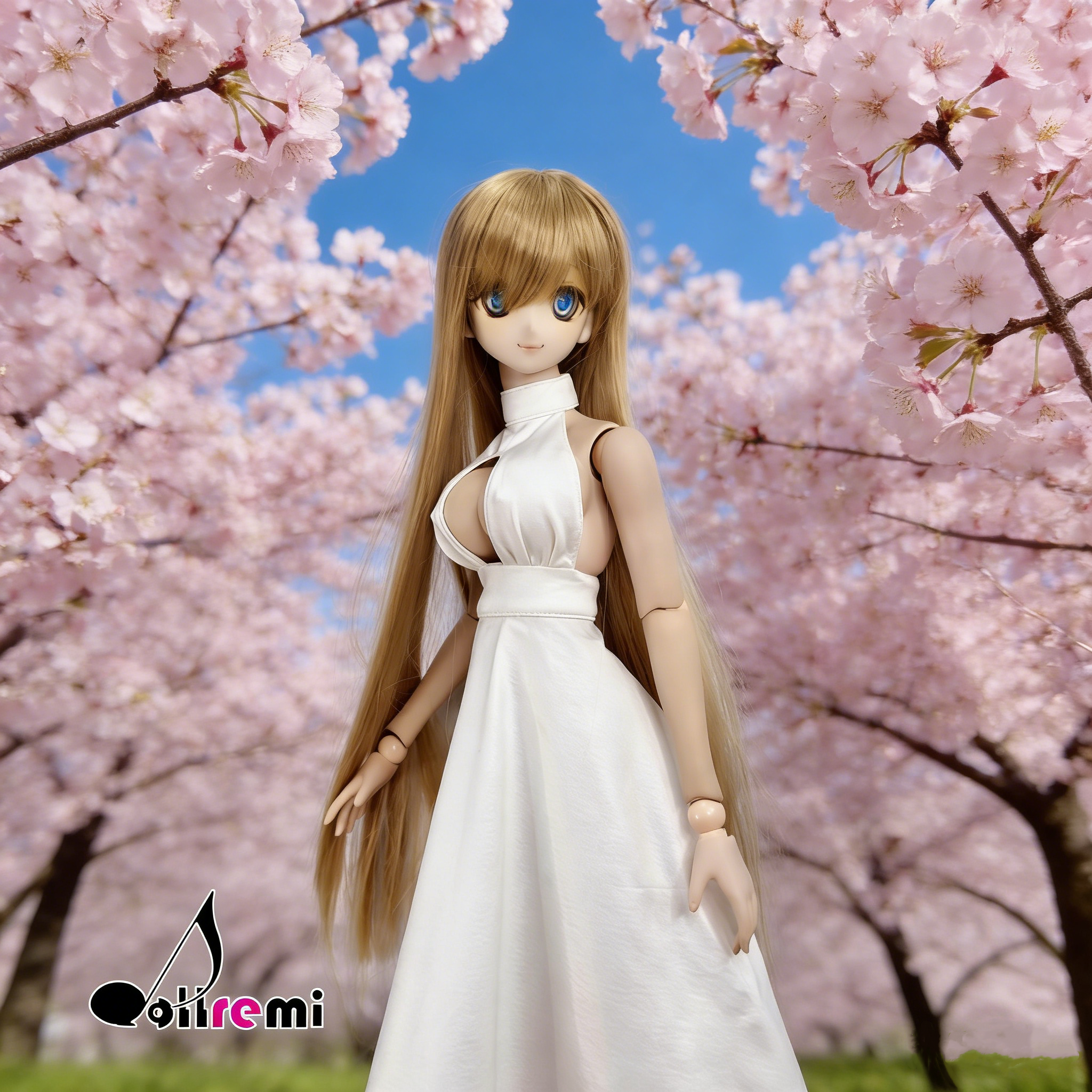 【dollremi】(DD0283D) 開胸長裙 Open chest Long Dress