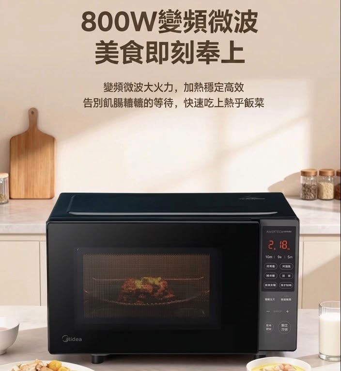 Midea 美的變頻微波爐 PM20M3 香港三腳插頭 (預購產品)