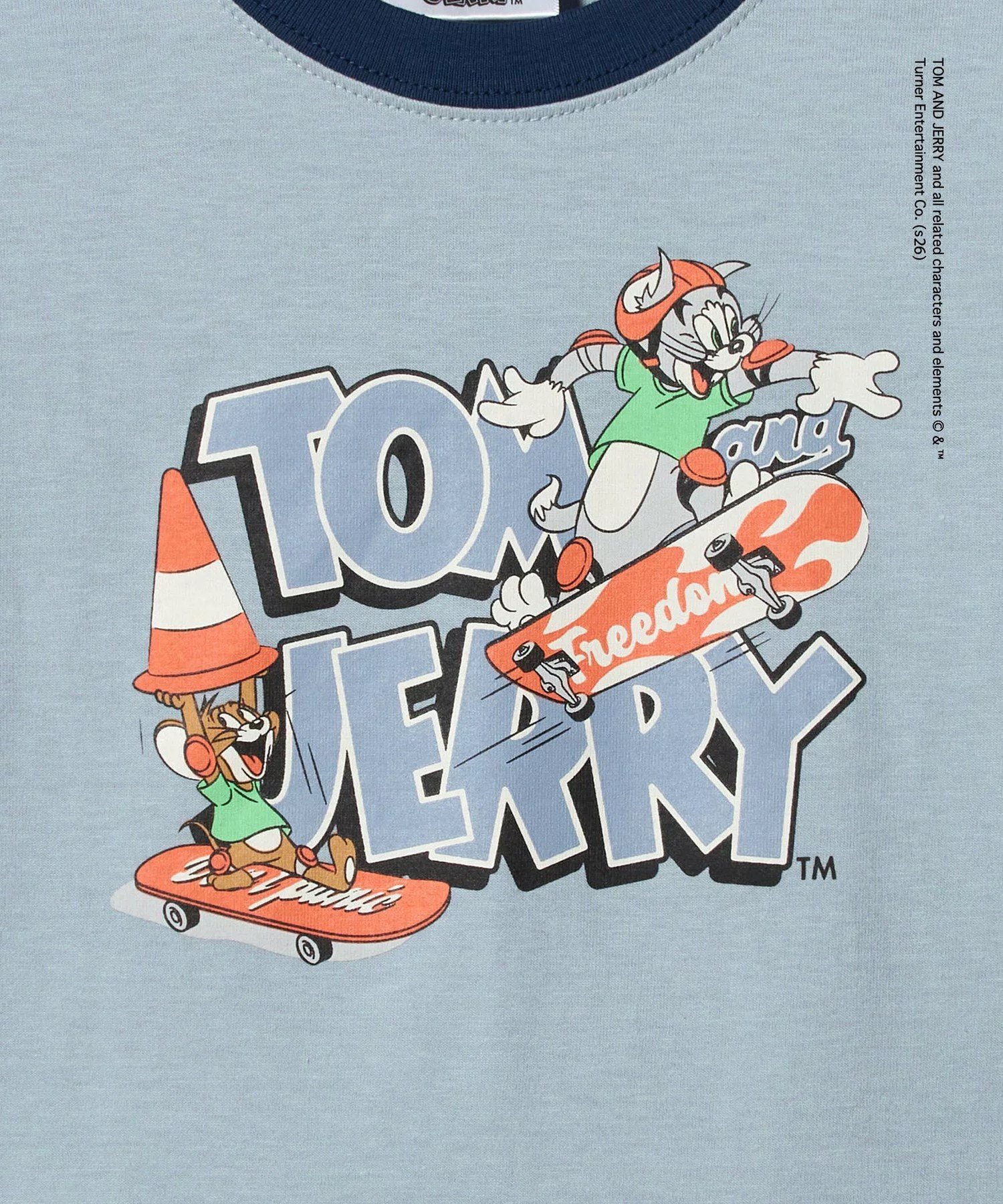 【⭐訂購⭐】🇯🇵 日本直送 🌀#TomNJerry 撞色圓領短袖 tee［3款選］🌀 [ELGA-0118][260824]