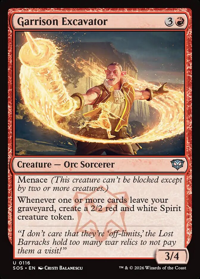 [EN] [Foil] Garrison Excavator [SOS-116] U