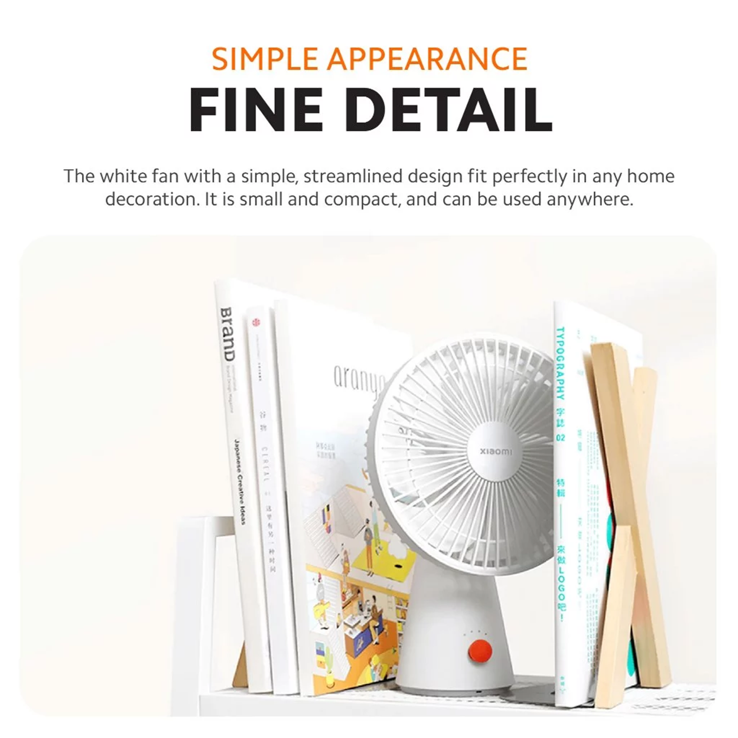 Xiaomi Rechargeable Mini Portable Desktop Fan (BHR6089GL)