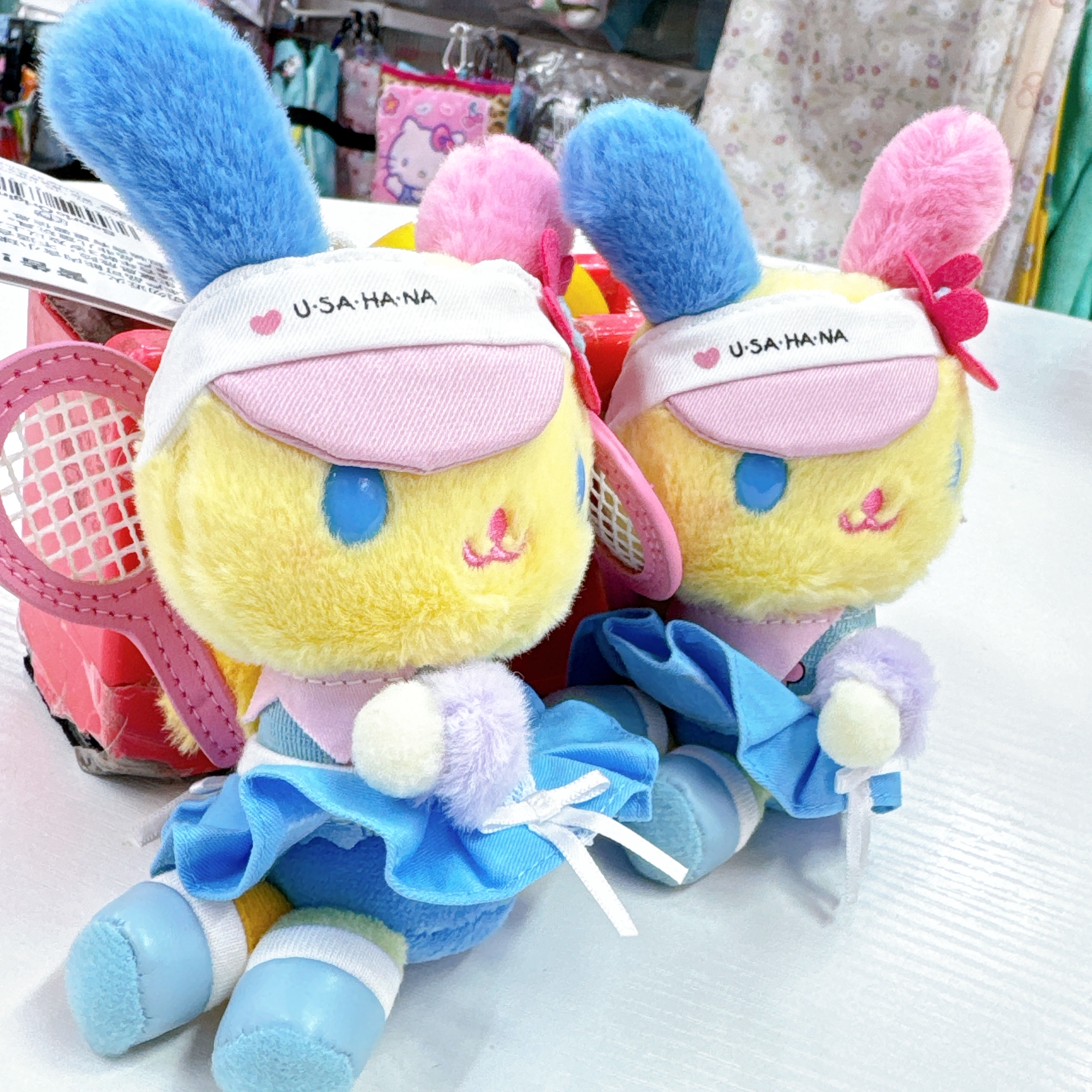 上海限定Sanrio usahana 網球系列 公仔掛飾