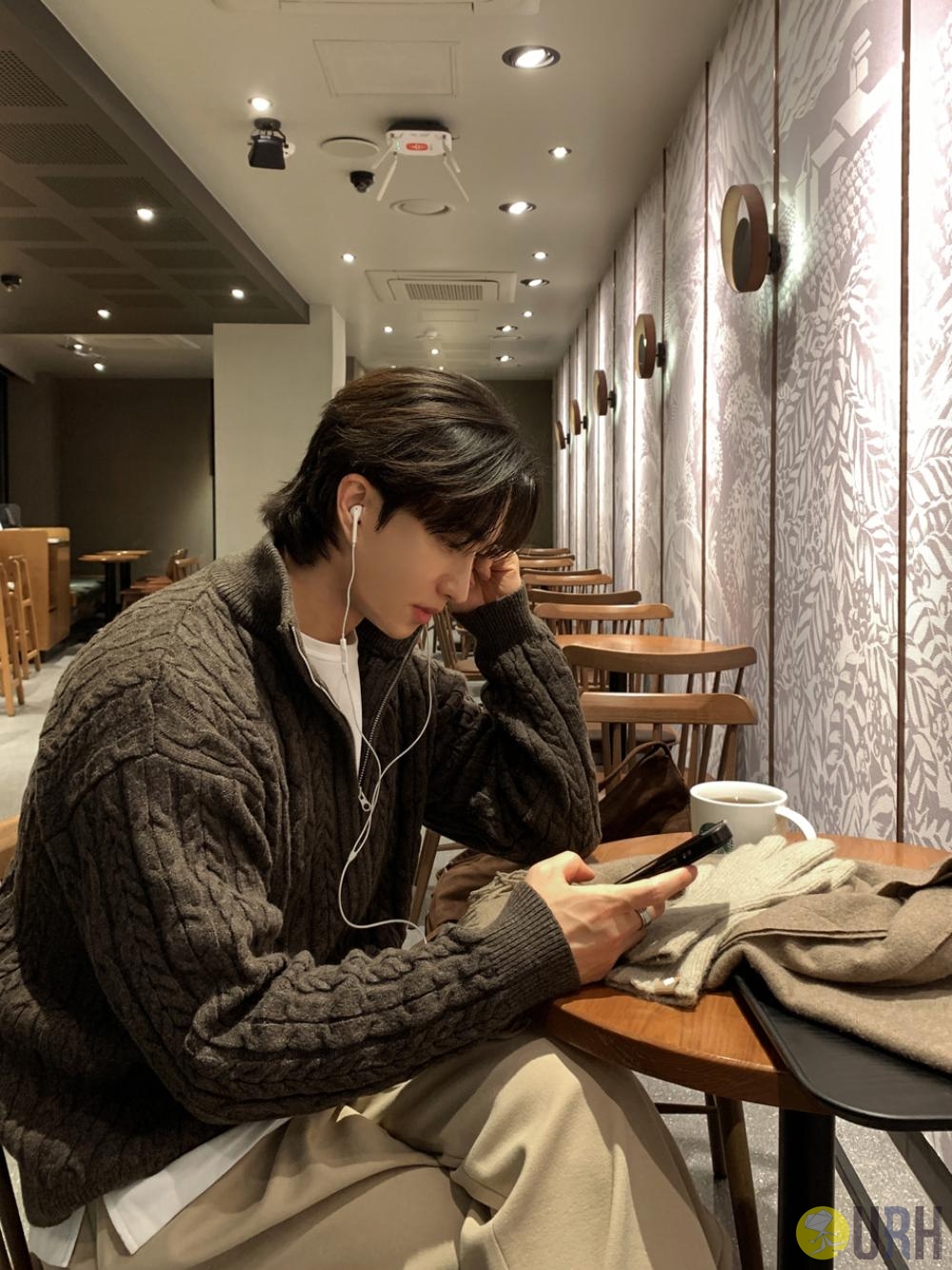 【100%保證韓國直送】麻花編織半寬鬆雙向拉鍊針織外套 [5 color] RL114703