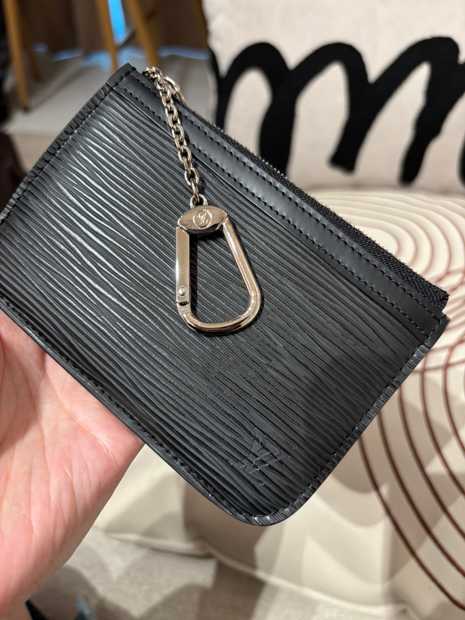 LV Card Holder Zip Wallet Coin Purse EPI 100%Aithentic ,95%New ✅Box