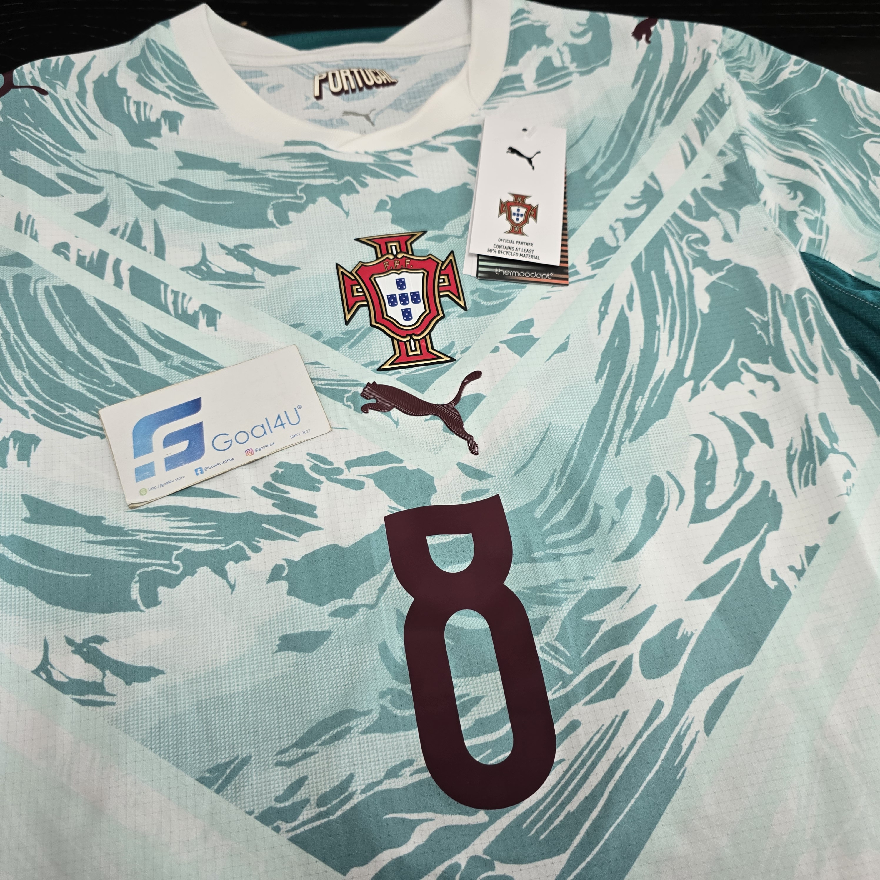 英雄的深海盔甲🌊 Puma Portugal 葡萄牙 2026-27 ULTRAWEAVE 作客球員版球衣 (可加印字章) 783286