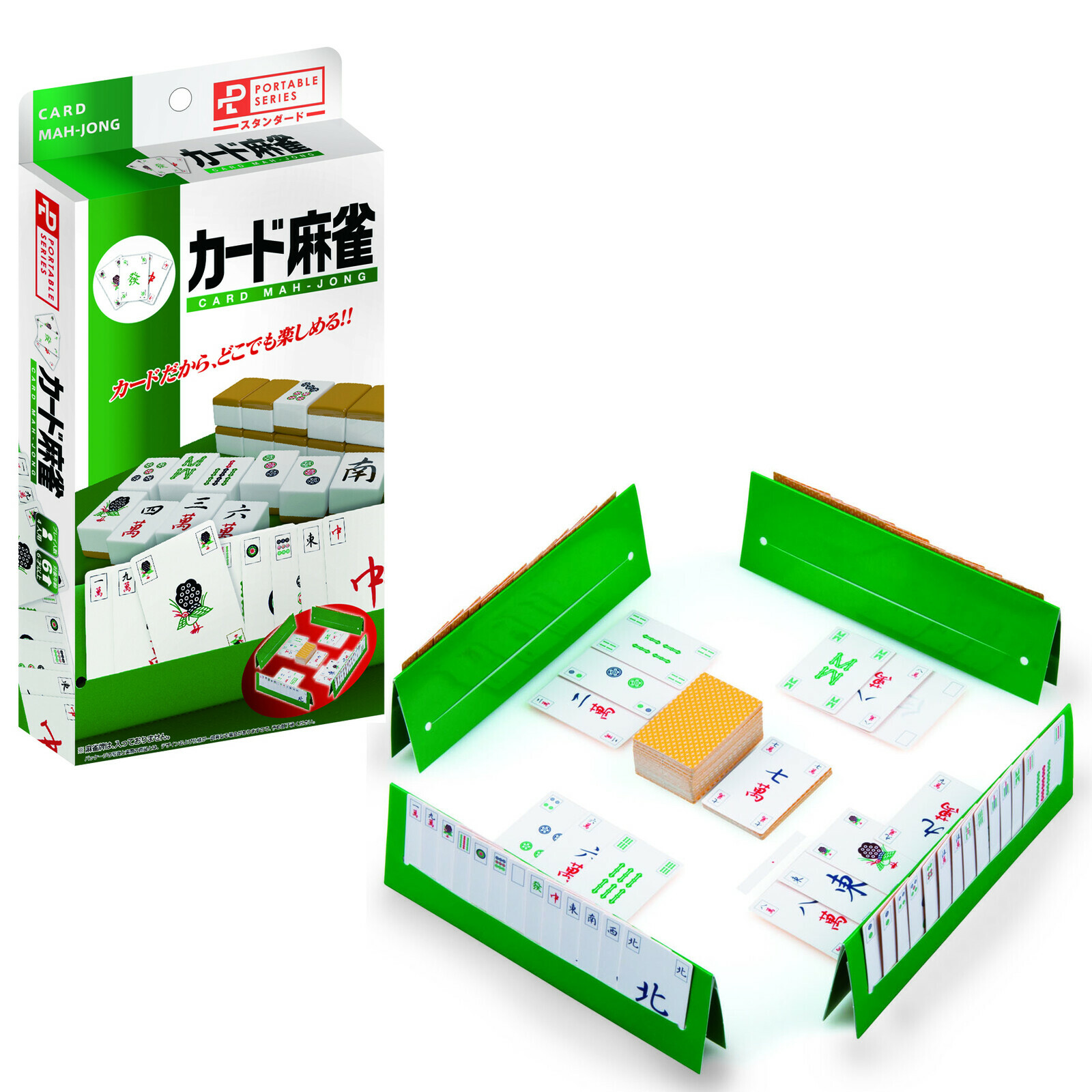 日本直送最新式便攜式卡片麻將 -1盒