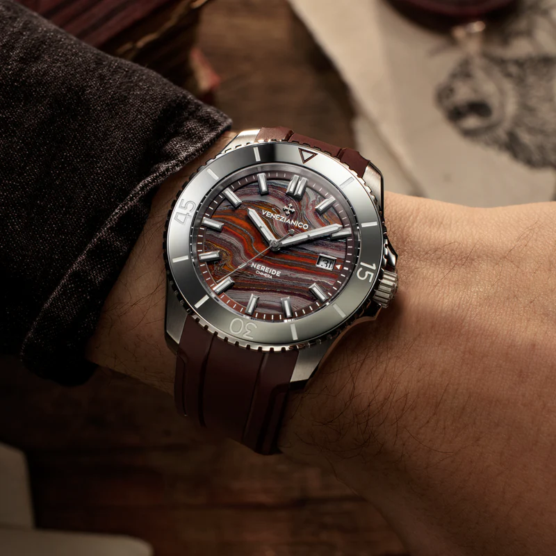 Venezianico Nereide Chimera - Limited Edition 鐵虎眼石鎢錶圈潛水錶