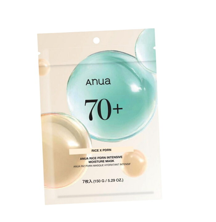 Anua - 大米蛋白神經醯胺70%減少乾燥、泛紅強效保濕面膜 7片裝 （日本版）