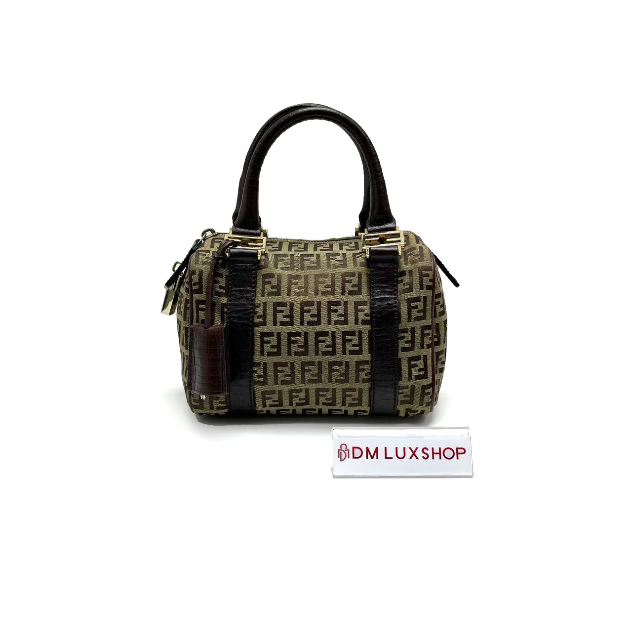 Fendi Zucchino Mini Boston