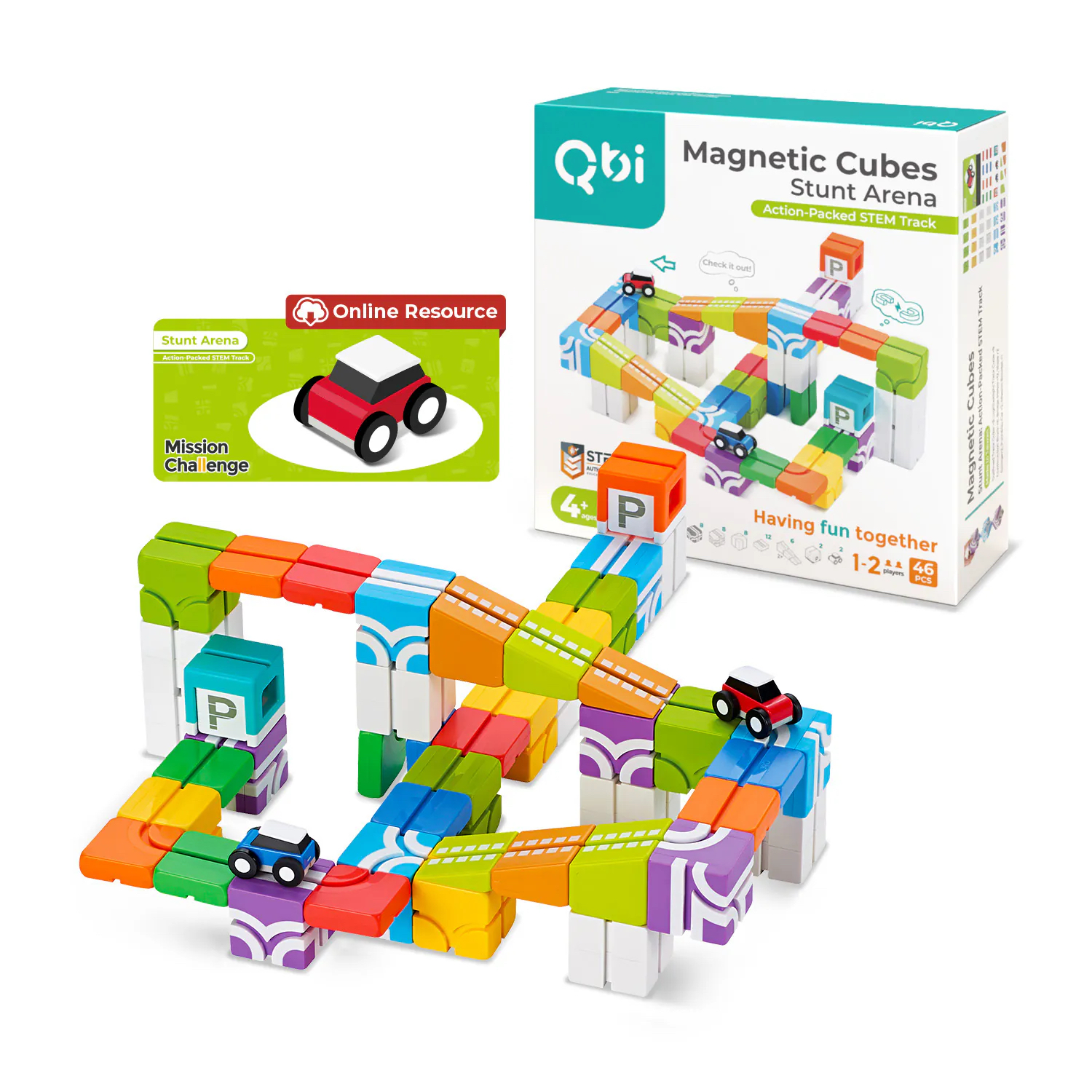 Qbitoy飛車小玩家：百變軌道組