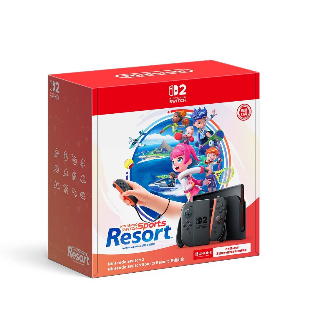 [現貨][主機] Nintendo Switch 2 Nintendo Switch Sports Resort 主機組合 HKD 3899