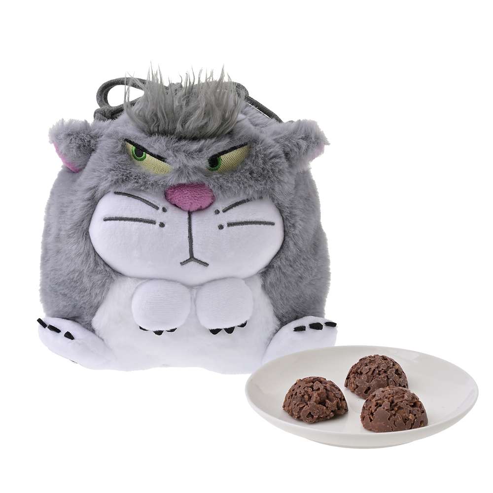 🎀【預訂】Disney Fluffy Animal Lucifer Crunch Chocolate in a drawstring pouch
