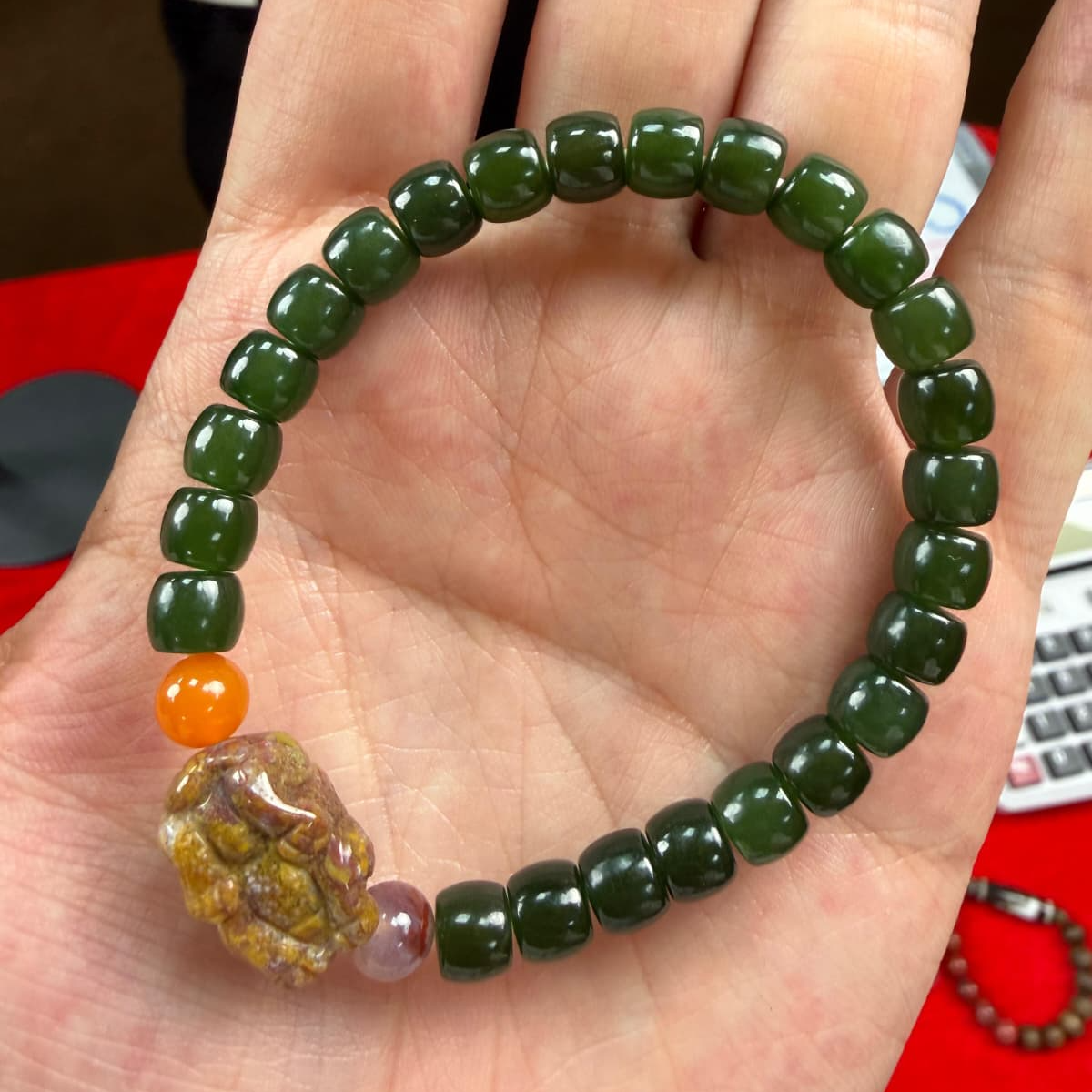 JP2110 EE2440 財生財天祿貔貅手串