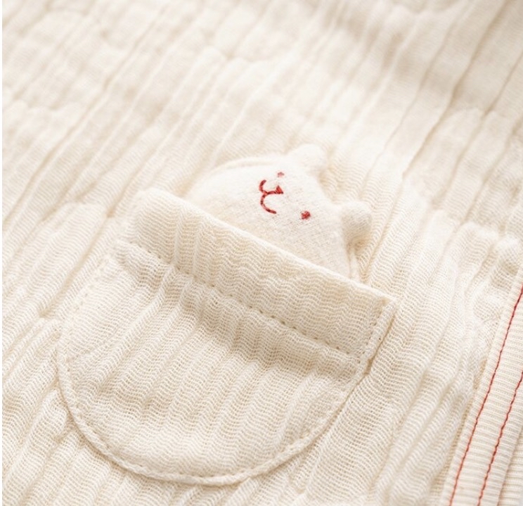 pompkins baby 有機棉禮盒 (睡袍+紗巾+安撫公仔)