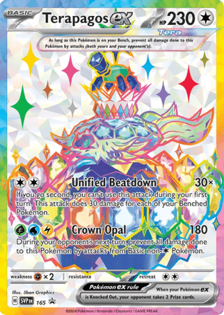 Pokemon TCG  Scarlet & Violet Promos - Terapagos EX-165