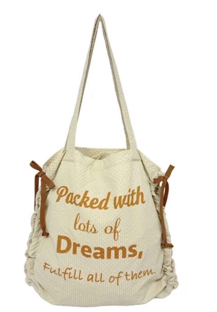 J7681IV-jouet側邊勾勒的logo手提包