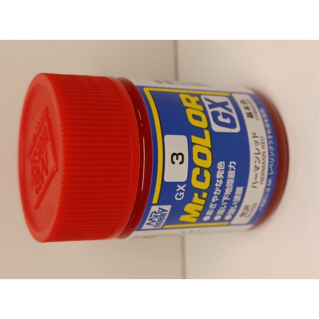 Mr.Hobby GX003 Mr.Color Gloss GX3 – Hermann Red (18ml) – Vernice Modellismo - Foto 5