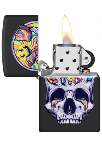 Zippo 螢光骷髏 骷髏月亮 48737 美版  防風打火機 | ZIPPO 指定授權經銷商 |美國製造 | 收藏
