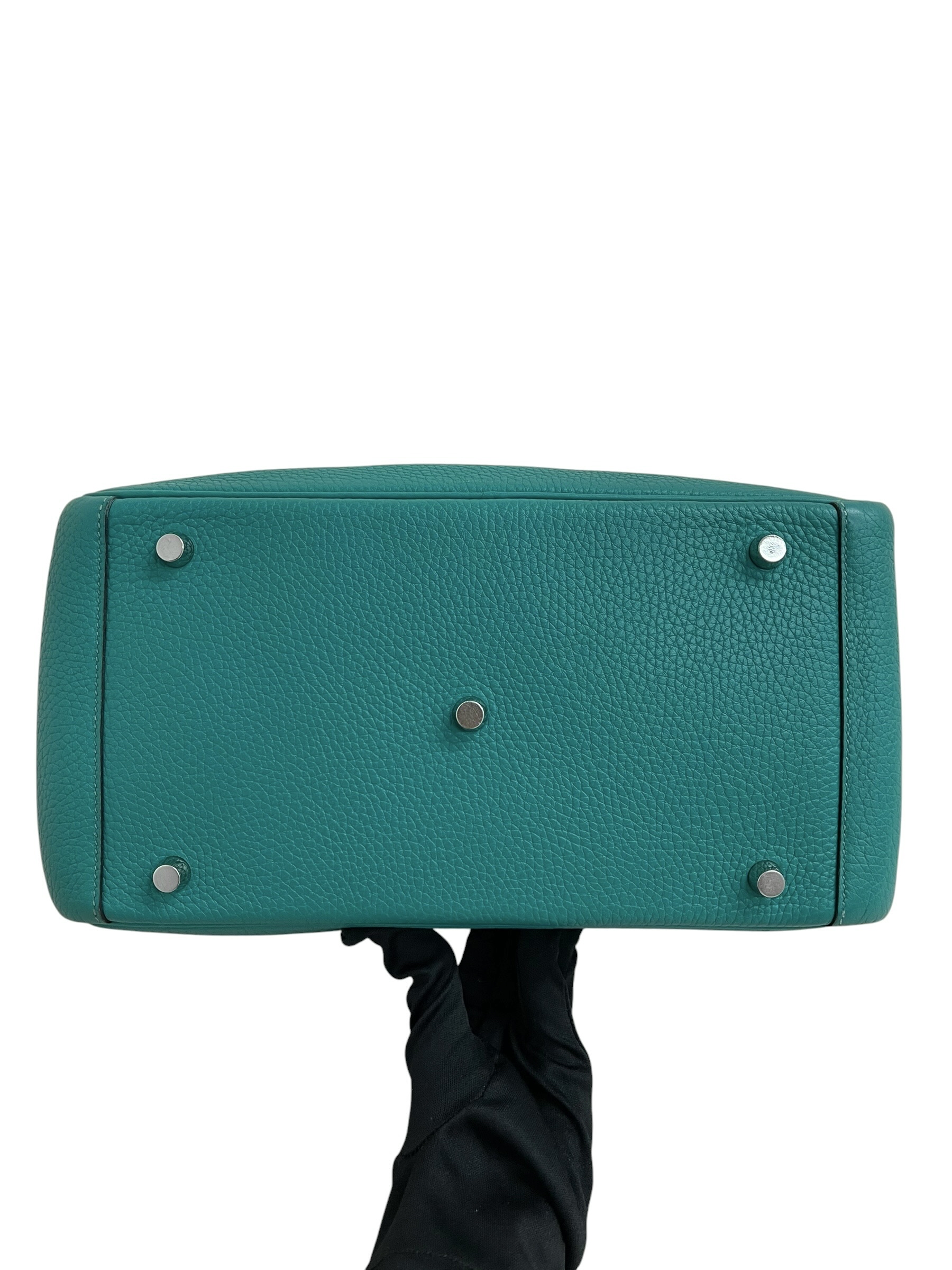 Pre-owned Hermes Lindy 30/ Stamp X / Color : 7F/ Product Code: 062606