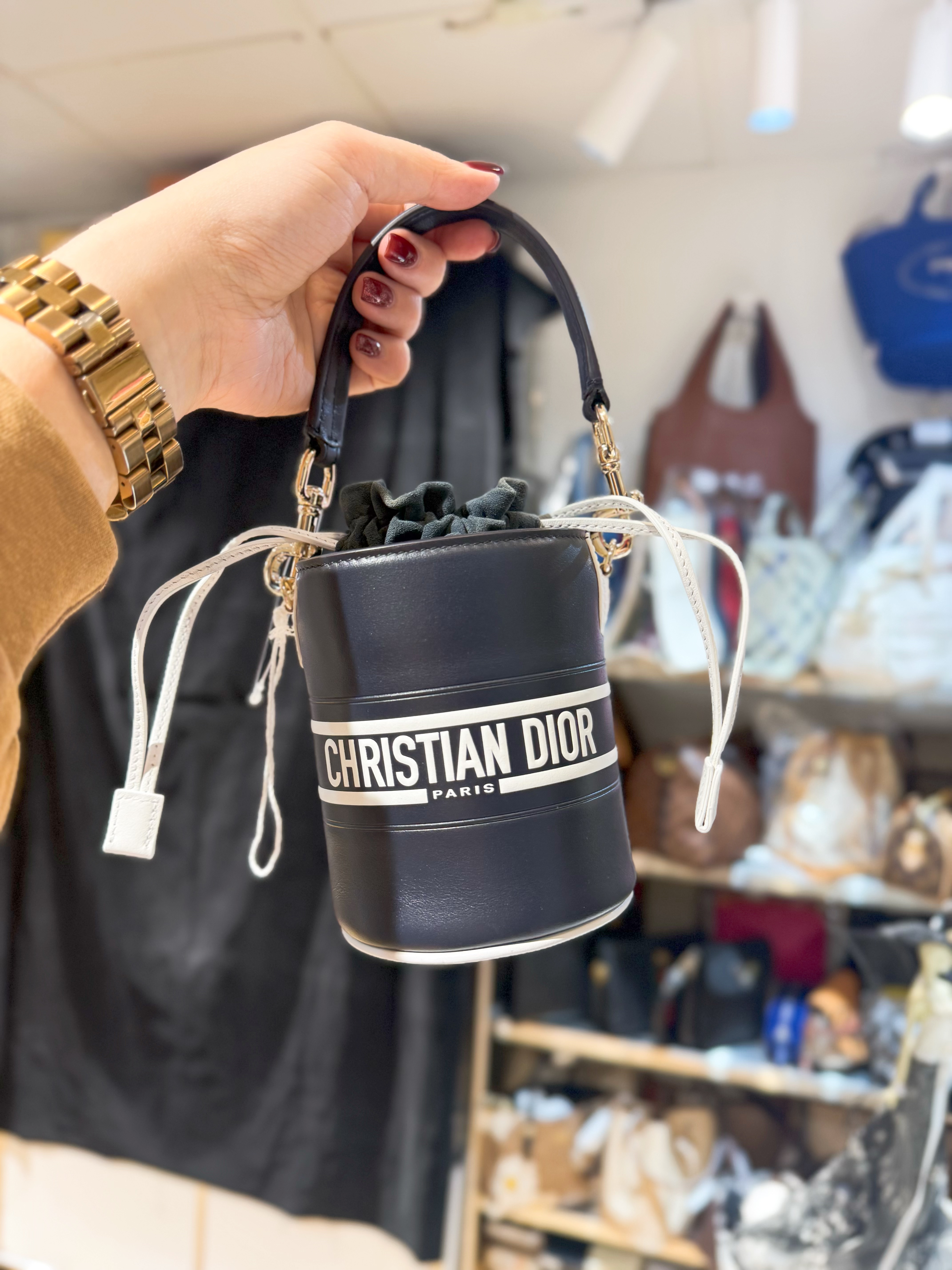 Dior Vibe bucket mirco navy