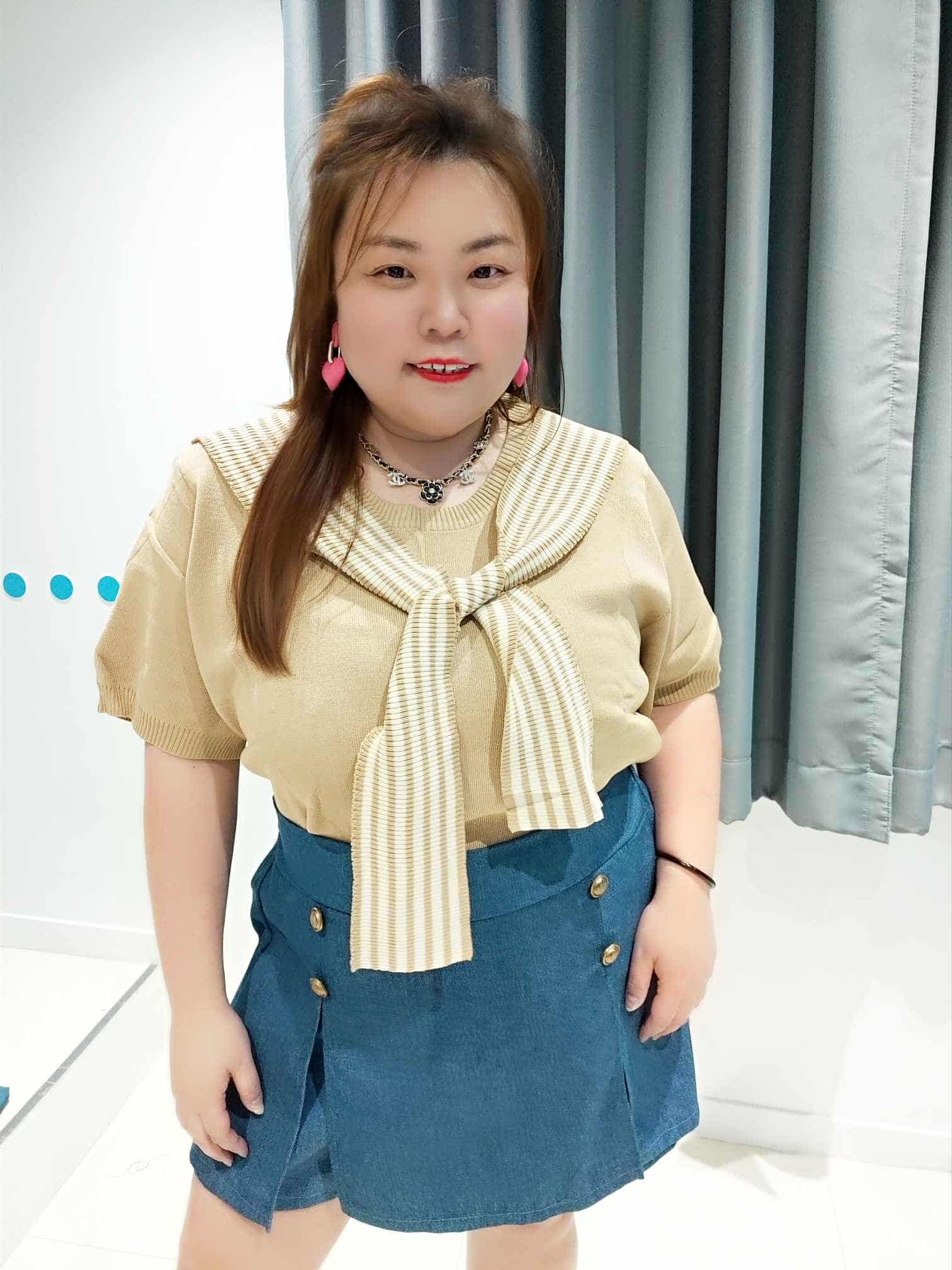 DSA05 书院风针织上衣