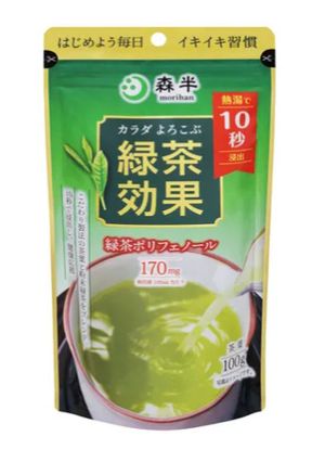 森半綠茶 沸水沖泡10秒有益健康 100g 平行進口 (此日期前最佳：2026-04-02)