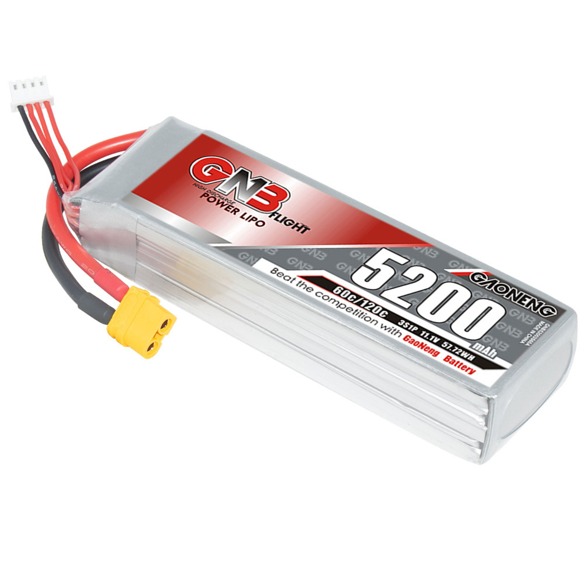 全新GNB GAONENG 11.1V 5200mah (60c) Li-Po Battery | 鋰電池 | XT60插 / T插