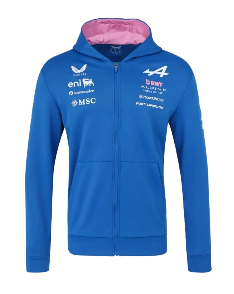 Castore F1 Alpine 車隊 2026 官方 Team Full Zip Hoodie TU14472