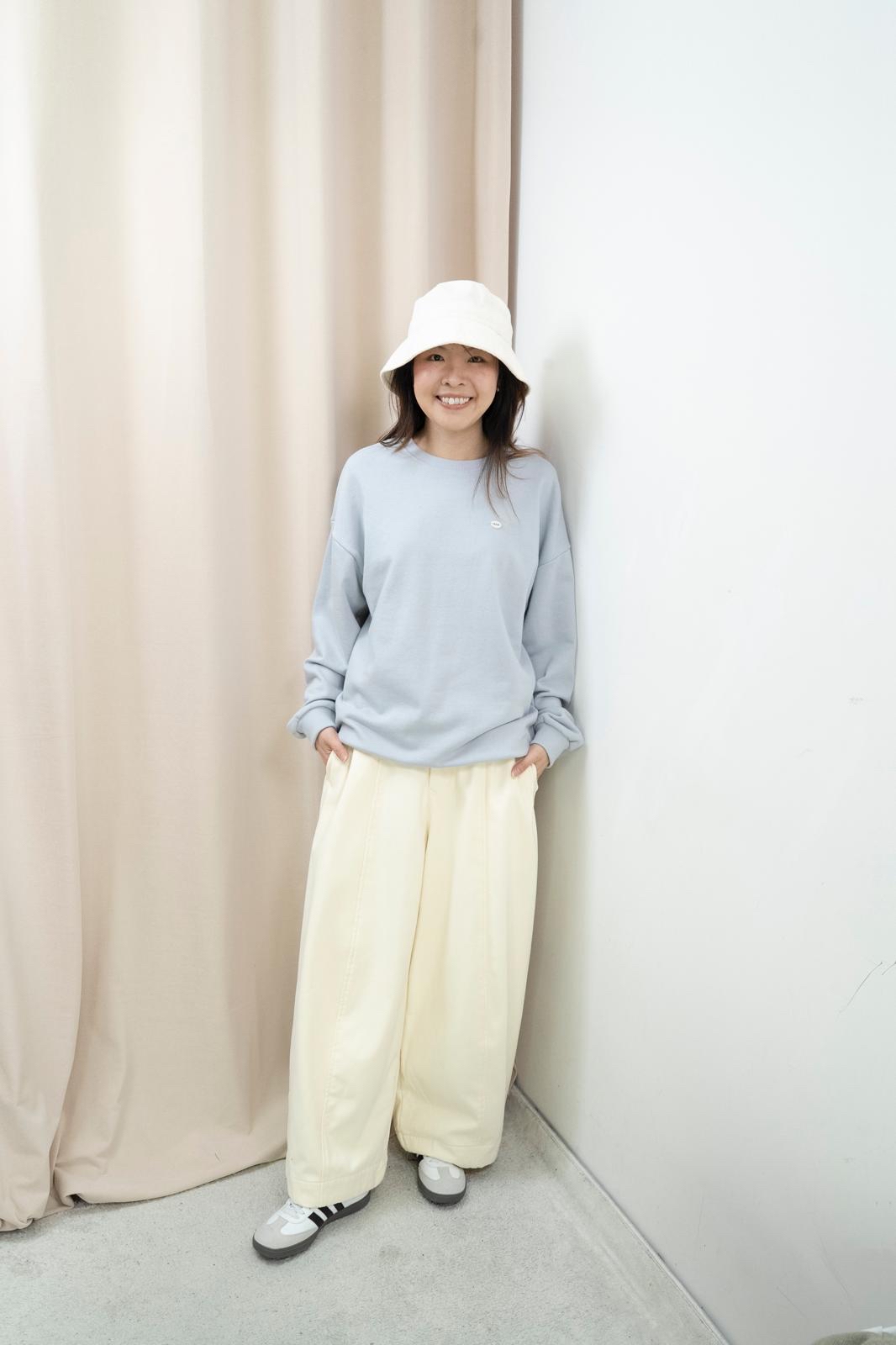 軟熟珠地衞衣（淡藍色）