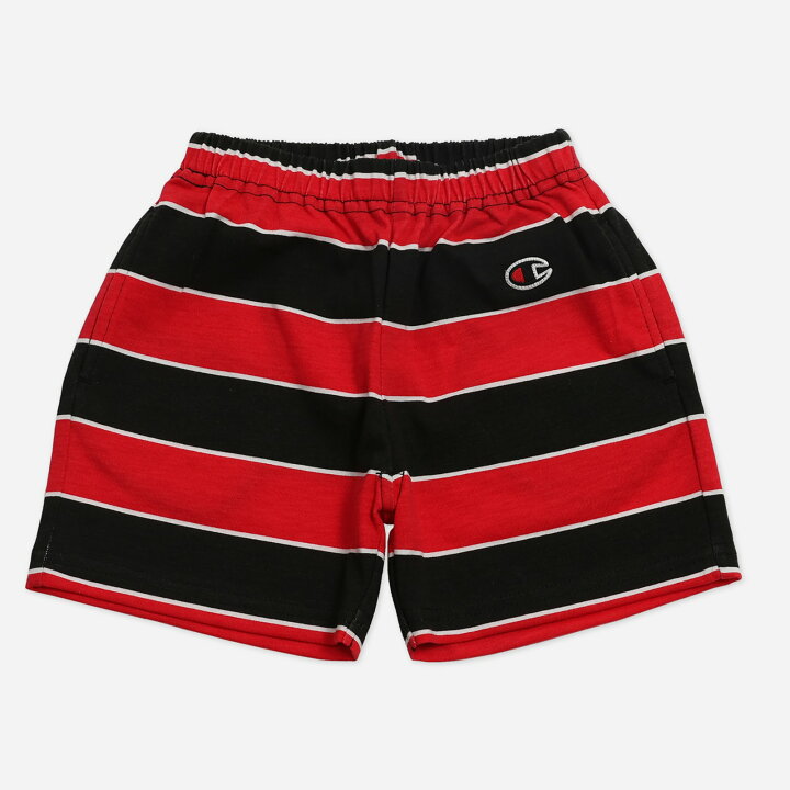 🇯🇵預訂 日本直送🇯🇵Champion三色標誌刺繡撞色間條短褲