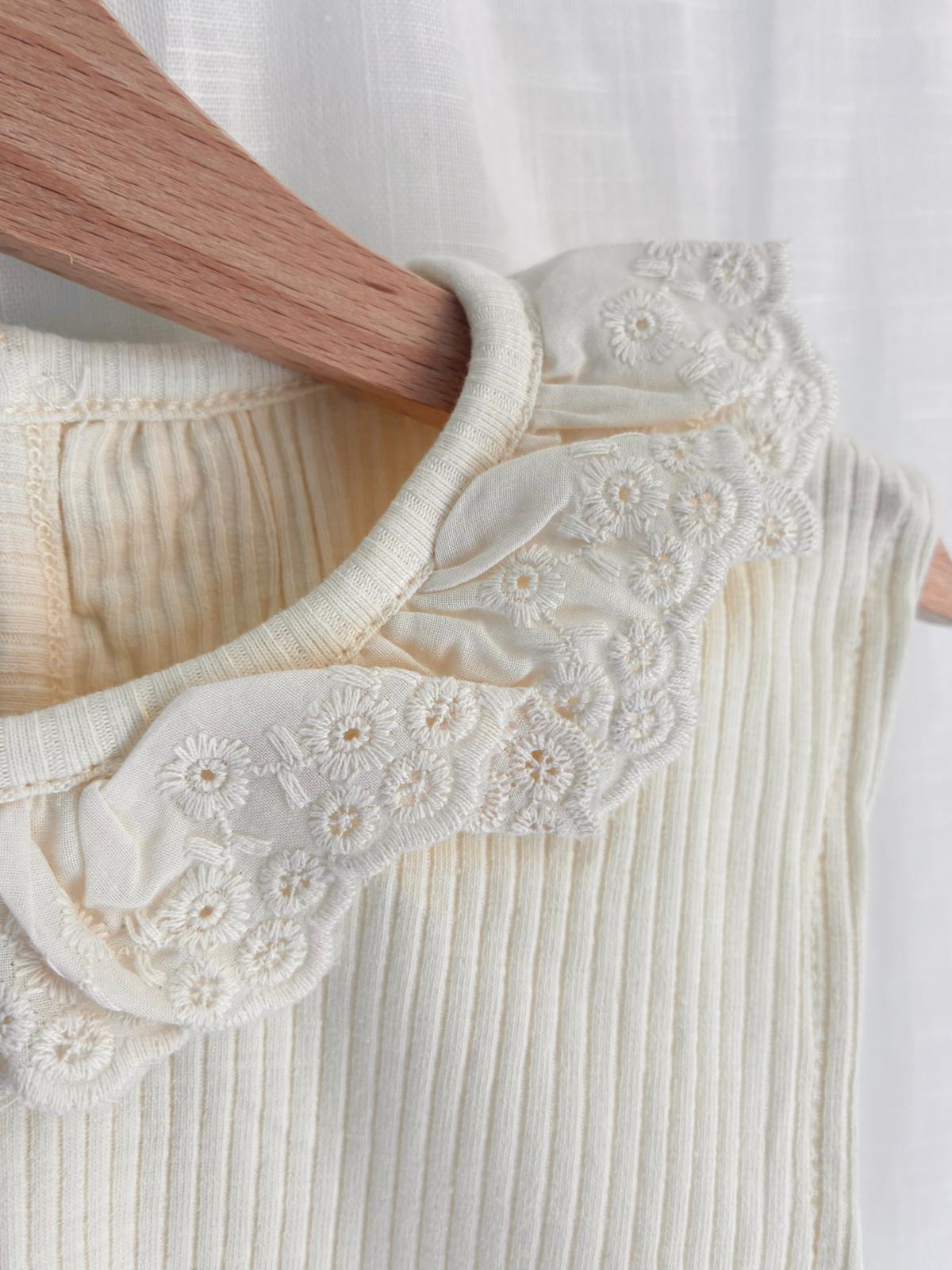 花邊背心領T恤YX25122