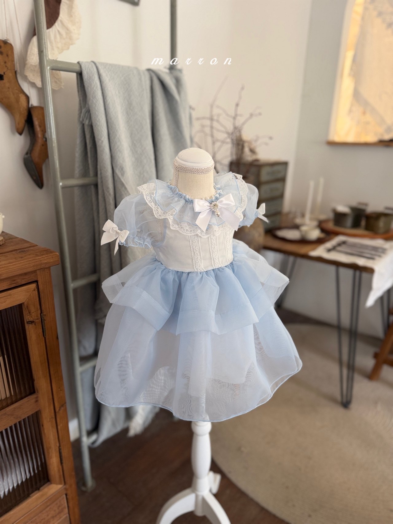 🇰🇷Marron 裙（不含蝴蝶結領）