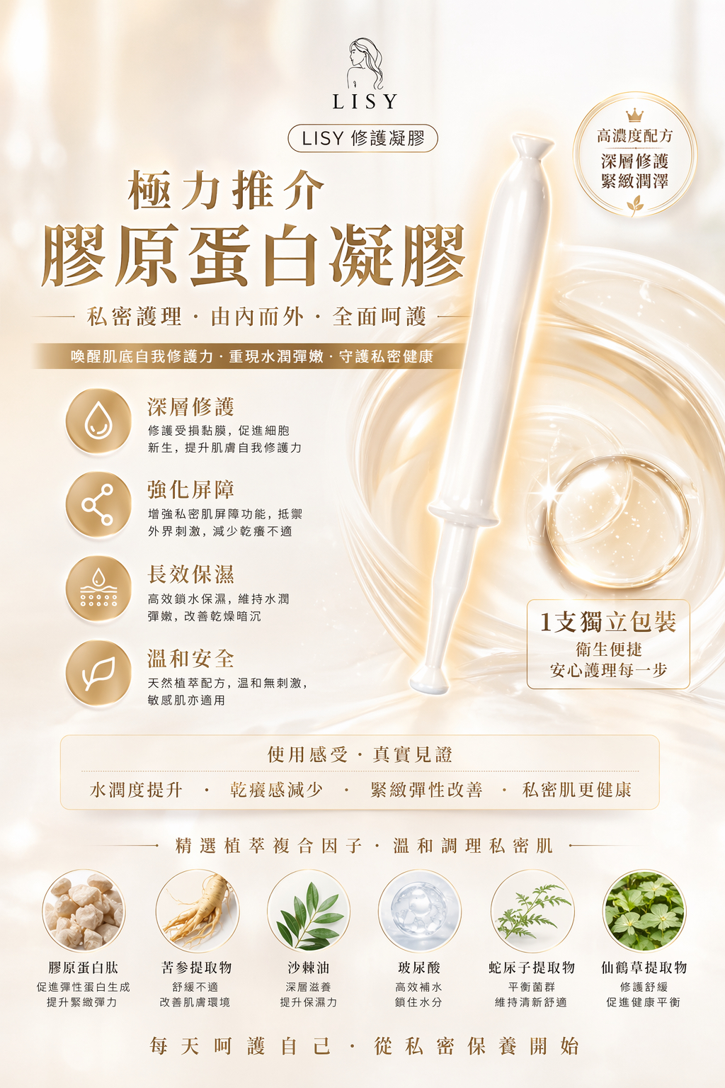 29/4出貨 醫療級 （試用裝）私密全方位❤️私密健康自信｜LISY 修護