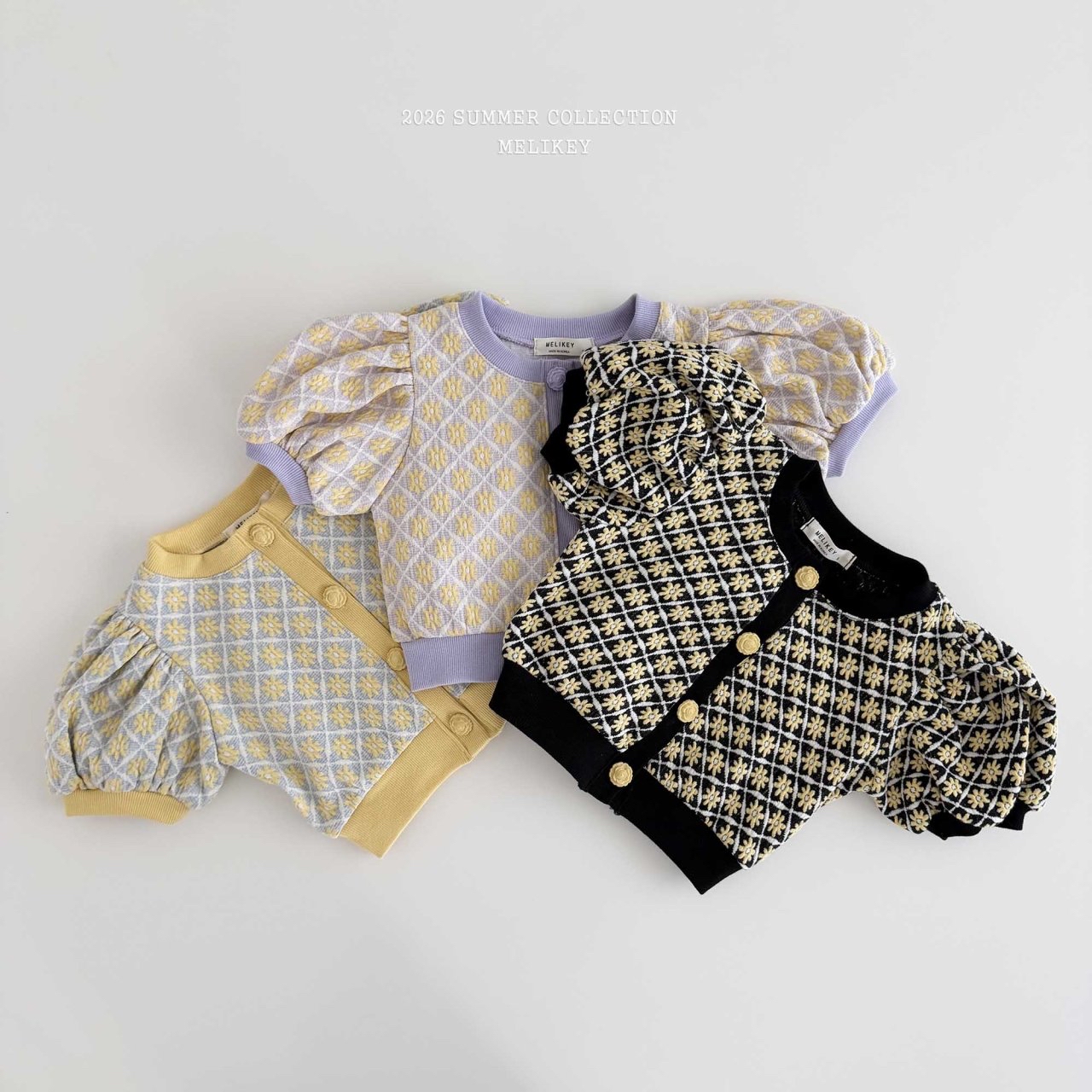 Lika Flower Puff Cardigan