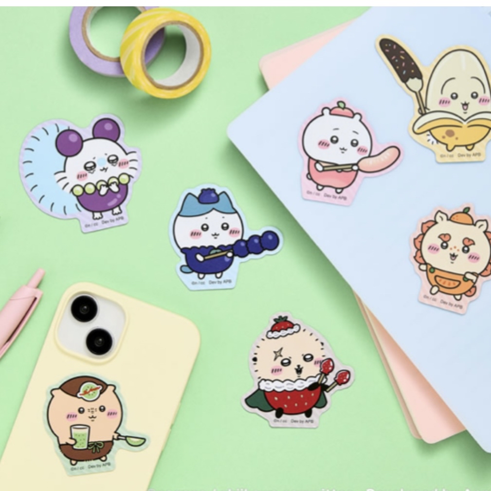 Chiikawa pocket 貼紙｜預訂