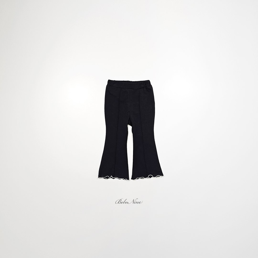 ☀️預訂 韓國直送☀️🇰🇷Bebenine兩色花邊喇叭褲