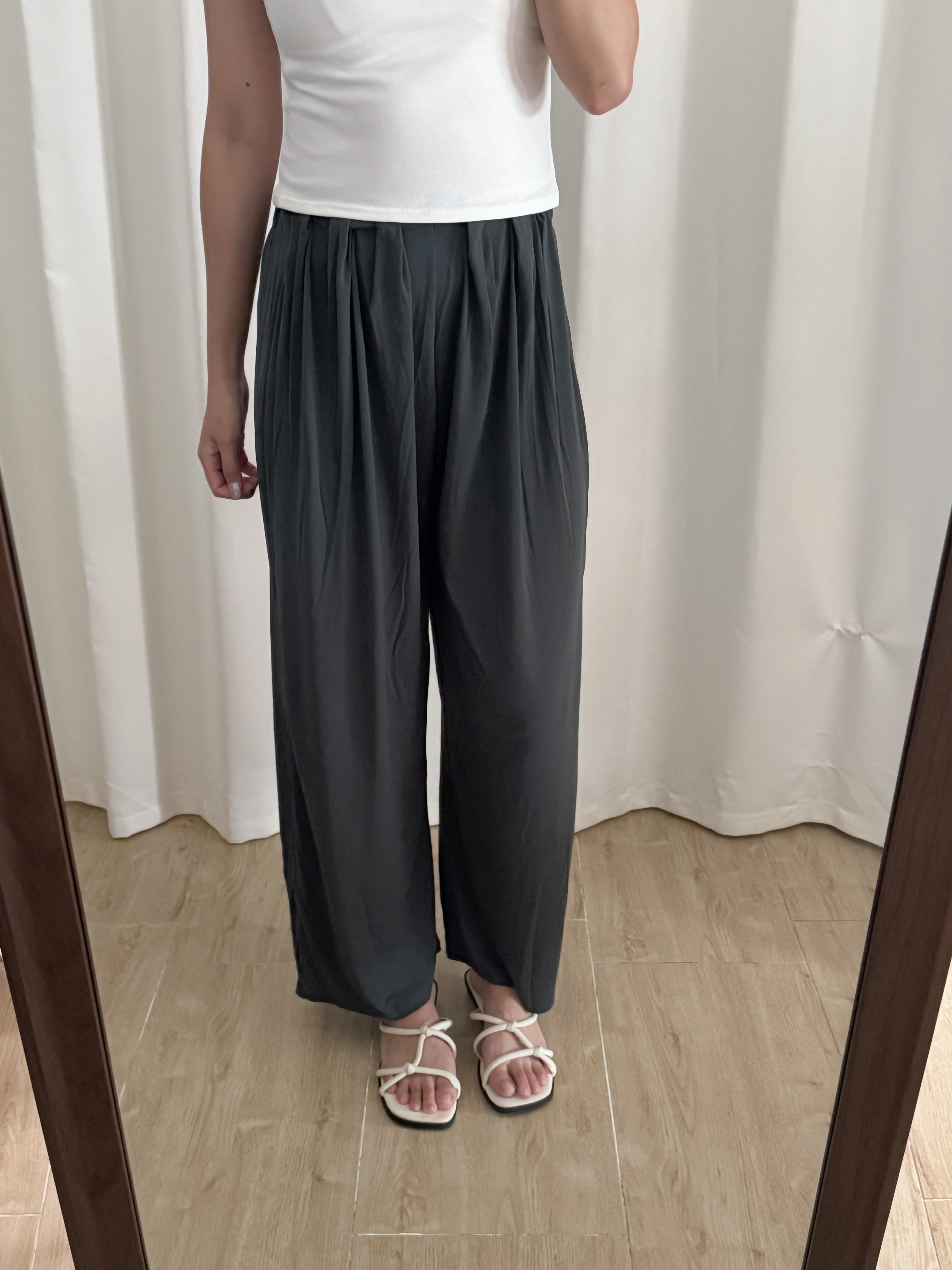 [夏天最愛!]超垂感涼爽休閑長褲(四色入)